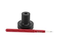 Alomejor Engrasador de Relojes Automático Preciso Que Lubrica Eficientemente Engranajes para Relojeros Base de Material de Aleación de Plástico (Rojo)