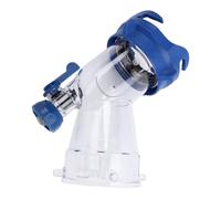 Alomejor Enjuagadora de Tanques para Vehículos Recreativos con Codo Transparente y Válvula de Cierre para una Limpieza sin Esfuerzo de Mangueras de Alcantarillado de 3 Pulgadas
