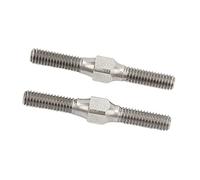 Alomejor Enlace de Tensor RC de 2 Piezas, Rendimiento Estable de Apariencia Exquisita de Acero, con Estructura Dura y Liviana, para Autos Granite Big Rock Typhoon Senton 3S 1/10 RC