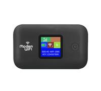 Alomejor Enrutador de Punto de Acceso Móvil 4G LTE Portátil, Internet Rápido de 300Mbps para Compartir hasta 10 Dispositivos para Viajes Medios