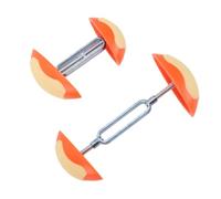 Alomejor Ensanchador de Zapatos Ajustable, Ligero con Puntas Antideslizantes para Mujeres con Pies Anchos, 2 Piezas (ORANGE)