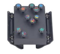 Alomejor Entrenador de Acordes de Guitarra, Herramienta de Entrenamiento de Dedos Multicolor sin Dolor con Múltiples Arreglos de Acordes para Guitarras de 36 a 41 Pulgadas