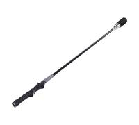 Alomejor Entrenador de Velocidad de Swing, Palo de Pesado con Agarre Antideslizante para Jugadores Diestros para Mejorar el Ritmo del Swing y el ángulo de la Muñeca (Black)