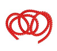 Alomejor Envoltura de Cable Espiral Universal para Patinete Eléctrico M365 Pro, Envoltura de Línea de Freno en Espiral de Plástico(Rojo)
