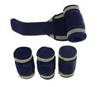 Alomejor Envolturas para Patas de Caballo, Vendajes Multiusos Cómodos de Primera Calidad para Entrenamiento Ecuestre, 4 Piezas de Poliéster Elástico
