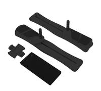 Alomejor Equipo de Ejercicios Portátil con Tabla de Pilates para Entrenamiento Central de Cuerpo Completo en Casa con de Dos Personas para Mujeres y Hombres - Material PP (Negro丨Sin