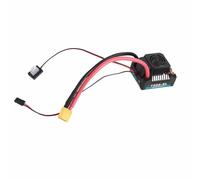 Alomejor ESC sin Escobillas, Controlador de Velocidad de Aleación de Aluminio, Salida de Corriente Continua de 150 A 5,8 V 5 A para Camión RC 1/8