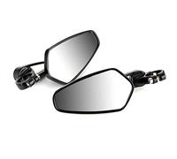 Alomejor Espejos de Motocicleta, Espejo Retrovisor Ajustable de Aluminio para GROM MSX125 Z125 Z650 MT03 MT09