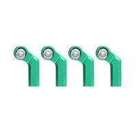 Alomejor Establecimiento de Cabezal de Bola de 7 Mm para 1/10 RC Car M4 Curvo CW CW Alea RC End de la Barra de Enlace con Parte de Reemplazo de Interfaz Roscada para Accesorios Modelo para