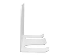 Alomejor Estante con sin Fondo para café, Soporte de Aluminio para Ahorro de Espacio para el Hogar, Tornillos Adhesivos de Material para Máquina de café (WHITE)