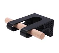 Alomejor Estante de Montaje en Pared para Bicicletas, Soporte para Almacenamiento de Bicicletas que Ahorra Espacio con Palo de Madera de Fijación Ajustable para un Soporte Estable (S 550ml 8000mah)