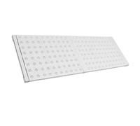 Alomejor Estante Extensible de Tensión para Armario, Estante de Almacenamiento Ajustable Duradero para Armario, Gabinete de Baño, Tubo de Acero ABS PP para Organización (91 a 122 cm/35,8 a 48,0