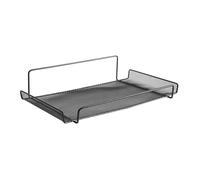 Alomejor Estante para Enrutador Montado en la Pared, Soporte para Decodificador de TV Que Ahorra Espacio para Conexión Estable a Internet, Hierro Negro