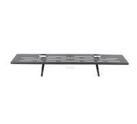 Alomejor Estante Superior para TV, Soporte Flotante de Acero Moderno para Pantalla de Computadora, Altavoz, Consola de Juegos, Caja Multimedia, Estante Ajustable para Ahorrar Espacio para Sala de