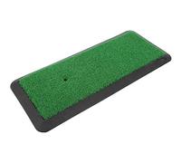 Alomejor Estera de Columpio para Práctica de, Respaldo de Goma Súper Duradero con Absorción de Impactos, Hecha de Césped Artificial de PP para Entrenamiento en Interiores y Exteriores