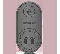 Alomejor Estera de Cuerda para Saltar, Estera de Ejercicio de Aislamiento Acústico TPE Premium para Yoga en Casa, de Fitness Antideslizante Que Absorbe los Golpes para Entrenamiento (126 X 60 X 8MM)