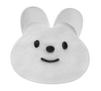 Alomejor Estera Masajeadora de Pies para Ducha, Cerdas Multifuncionales de Silicona, Frotador de Espalda, Pies Limpios para Ducha y Baño, Tamaño, 27,2 Oz (WHITE)