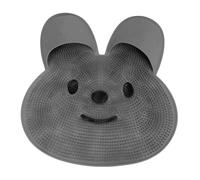 Alomejor Estera Masajeadora de Pies para Ducha, Cerdas Multifuncionales de Silicona, Frotador de Espalda, Pies Limpios para Ducha y Baño, Tamaño, 27,2 Oz (GREY)