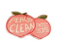 Alomejor Estera para Residuos de Gato con Forma de Fruta, Mantel Antideslizante Flexible para Atrapar Alimentos para Mascotas, Protección del Suelo del Inodoro del Gato, Estera para Gatos de