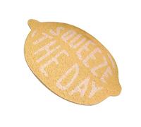 Alomejor Estera para Residuos de Gato con Forma de Fruta, Mantel Antideslizante Flexible para Atrapar Alimentos para Mascotas, Protección del Suelo del Inodoro del Gato, Estera para Gatos de