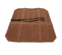 Alomejor Estuche Enrollable para Cubiertos de Chef, Bolsa de Almacenamiento Duradera para Cocina, Camping, Viajes, Material a Prueba de Cortes, 7 Ranuras para Varias Herramientas, Correa de Lona