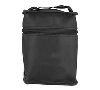 Alomejor Estuche para Bolígrafos con Marcadores de Lona Negros de con Compartimento con Cremallera para Artistas con Capacidad para 48 (Estuche para rotuladores de 48 Piezas (tamaño)