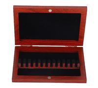 Alomejor Estuche para Cañas de Oboe Redwood, Caja de Almacenamiento de Cañas de Madera de Gran Capacidad con Hebillas Seguras para Músicos Profesionales (CA08)