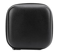 Alomejor Estuche para Carrete de Pesca, Caja de Almacenamiento Protectora Dura de Cuero PU con Esponja de Alta Densidad y Cremallera Bidireccional, para Carrete Giratorio con Mosca y (Talla pequeña)