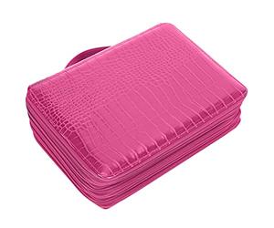 Alomejor Estuche para Lápices de Gran Capacidad con 252 Ranuras para Artistas, Estudiantes y Profesionales, Bolsa de Almacenamiento con Cremallera de 5 Capas para Organizar Bolígrafos y Lápices,