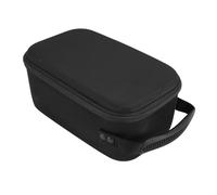 Alomejor Estuche Rígido de Viaje para Altavoz, Estuche Protector de Nailon EVA Portátil y Liviano para Entusiastas de la Música, Color Negro