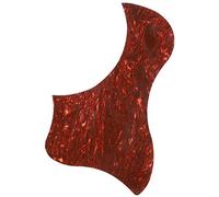 Alomejor Etiqueta Autoadhesiva para Golpeador de Guitarra con Forma de Pato de Concha de Tortuga Roja, Alta Calidad, para Decoración de Guitarra, Adecuada para Popular, 40 Pulgadas, 41 Pulgadas, PVC