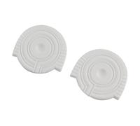 Alomejor Etiqueta Autoadhesiva para Zapatos Protector de Suela de Zapatos Almohadillas de Goma Antideslizantes para Tacones Inferiores de, Adecuadas para de Cuero, Casuales, Blanco