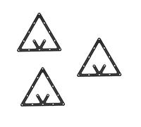 Alomejor Etiqueta engomada, 6PCS Film Paper, Mesa de Billar, Off Film, Magic Rack, Taco Accesorio, 9/10 Ball Paper for Profesional, Durable, Conjunto, 6 Piezas, Billar, Pool, Accesorios