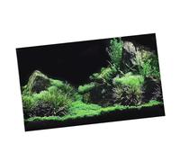 Alomejor Etiqueta Engomada Autoadhesiva del Fondo de la Hierba del Tanque de Peces del Acuario Decoración Simple Impermeable No Reflectante para los Entusiastas del Acuario Material de PVC