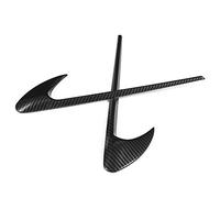 Alomejor Etiqueta Engomada del Guardabarros del Coche ABS Estilo Fibra de Carbono Embellecedor del Guardabarros Lateral Fácil de Instalar Decoración Exterior para Conductores C E CLS W205 W213 W222