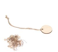 Alomejor Etiquetas para Botellas de Vino Manualidades de Bricolaje de Madera Redondas de Moda para Bodas 50 Piezas Etiquetas de Regalo para Baby Shower o Recepción de Bodas con Temática Campestre
