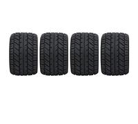 Alomejor Excelente Experiencia de Conducción de Neumáticos RC Goma Agarre para 1/8 Camión Rojocat