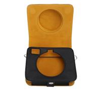 Alomejor Exquisita Artesanía Que Protege la Cámara Instantánea el Ajuste de la Bolsa de Cuero Elegante para Cámara C300R Ligera y Portátil para Amantes de la Fotografía (Black)