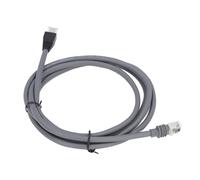 Alomejor Extensión de Cable Ethernet Satelital Mini Rectangular Compacto de Alta Velocidad Resistente Al Agua para una Fácil Instalación Portátil para Uso en Interiores y Exteriores 17.46 Oz (2m)