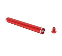 Alomejor Extensión de Taco de Billar de Aleación de Aluminio, Extensor de Palo de Billar con Conexión Segura para Fury (10 Pulgadas Rojo)