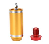 Alomejor Extensión de Taco de Billar de Aleación de Aluminio, Extensor de Palo de Billar con Conexión Segura para Fury (Oro de 2 Pulgadas)