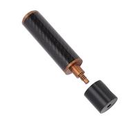 Alomejor Extensión de Taco de Billar, Extensor de Taco de Piscina con Tapa, de Bloqueo Eficiente para un Ajuste de Longitud sin Costuras (extendido de 4 Pulgadas.)