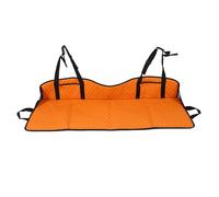 Alomejor Extensor de Asiento de Coche, Extensor de Asiento Trasero de Espuma Viscoelástica, Colchón Plegable para Camping, Ajuste Universal para Vehículos (Orange)