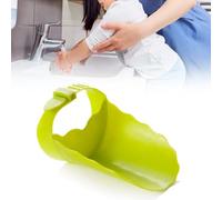 Alomejor Extensor de Grifo para Niños Pequeños y Bebés Solución Fácil para Lavarse las Manos Hecho de Material PP Duradero 10,5x7,8x11,5cm (GREEN)