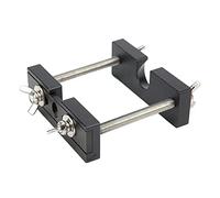 Alomejor Extractor de Boquilla, Práctica Herramienta de Abrazo Ajustable para Trompeta, Trombón, Cuerno Tenor, Instrumentos de Viento para Profesionales, Estudiantes, Material de Aluminio (BLACK)