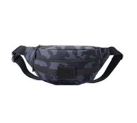 Alomejor Fanny Pack Correa Ajustable Bolso Bandolera Ligero y Plegable Panel Trasero de Malla con Cremallera de Tela Oxford Resistente Al Agua para Desplazamientos Diarios Senderismo (Camuflaje)
