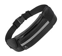 Alomejor Fanny Pack Impermeable con Tira Reflectante Bolsa de Cintura Deportiva para Correr Ciclismo Al Aire