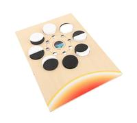 Alomejor Fase de la Luna Formación de Rompecabezas de Madera de Juguetes de Desarrollo Cognitivo para, Fase de Luna -Game -Juego para el Aprendizaje Nacional y la Formación de Preescolar, Material