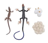Alomejor Figuras de Juguete del Ciclo de Vida de Skink, Figurina de Juguetes Educativos de Aprendizaje de Animales de PVC para el Tiempo de Juego Educativo