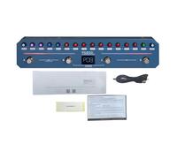Alomejor FLAMMA Pedal Procesador Multiefectos para Guitarra Eléctrica, Modelos 52 AMP, 16 Simulaciones CAB, 7 Módulos de Efectos, 40 Preajustes, con Grabación USB OTG, Reproducción BT y